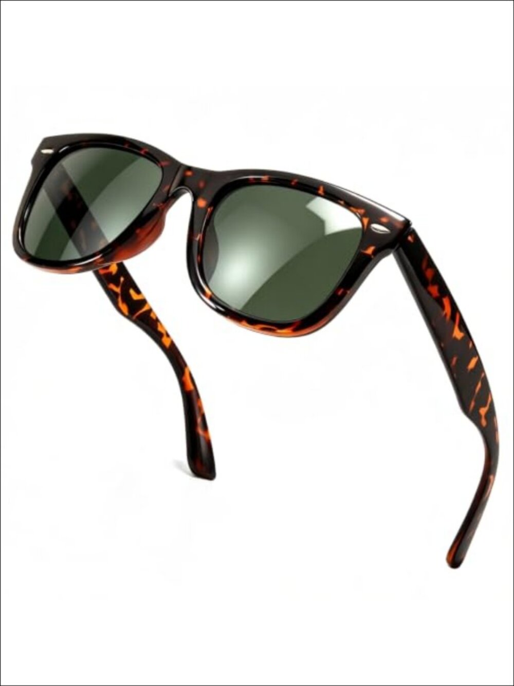 Square Polarized Sunglasses UV400 Protection Full-Frame TAC Lenses